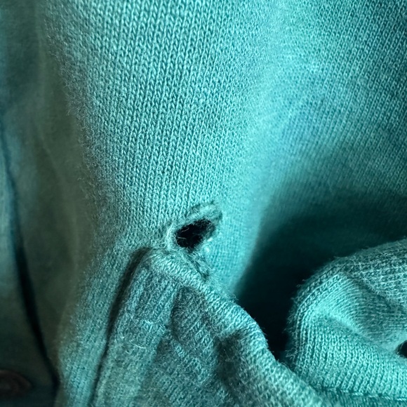 Dagoli handmade XXL button down sweater, green - Picture 4 of 6